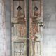 Pair of large old doors in larch XIX