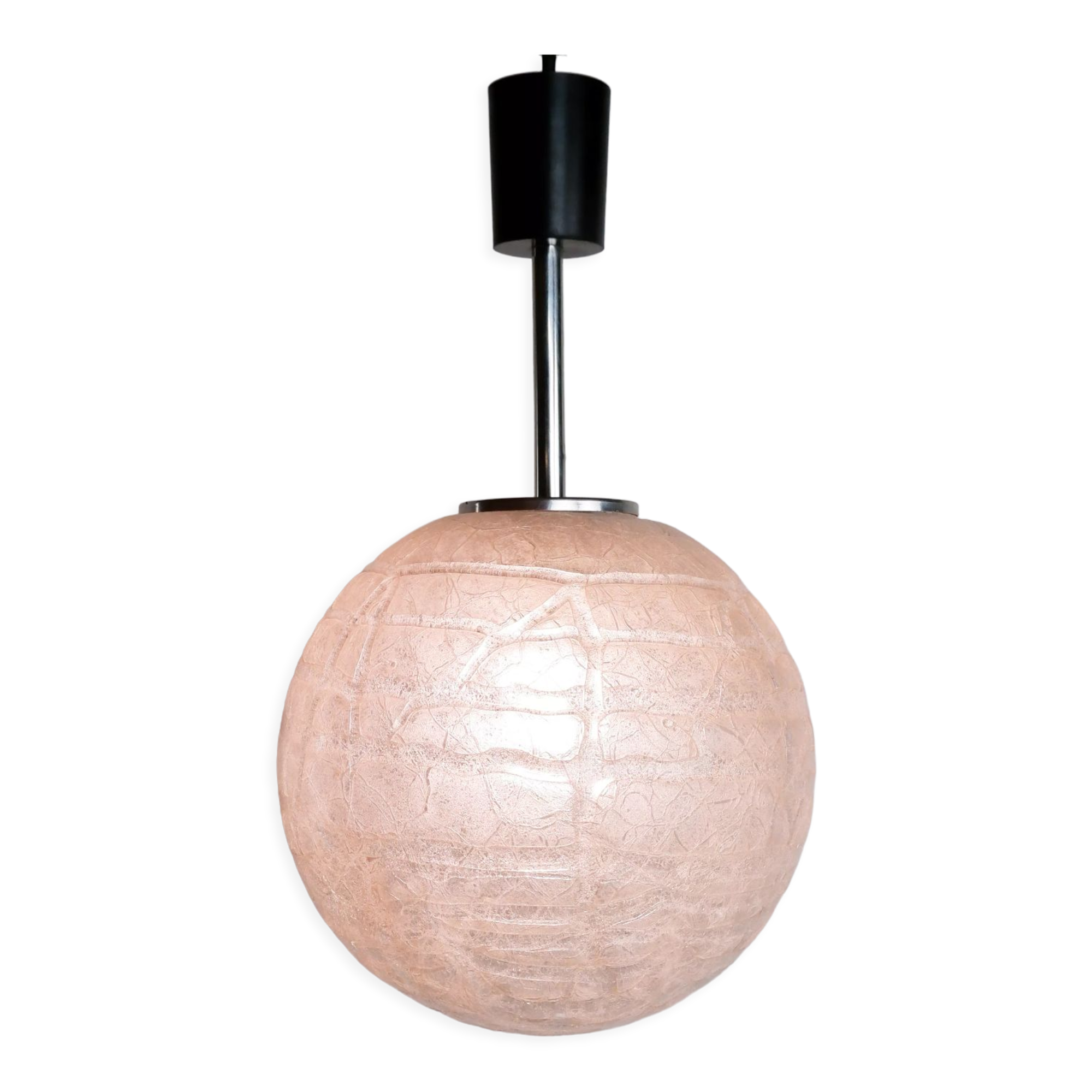 Doria Leuchten hanging lamp, 1970s