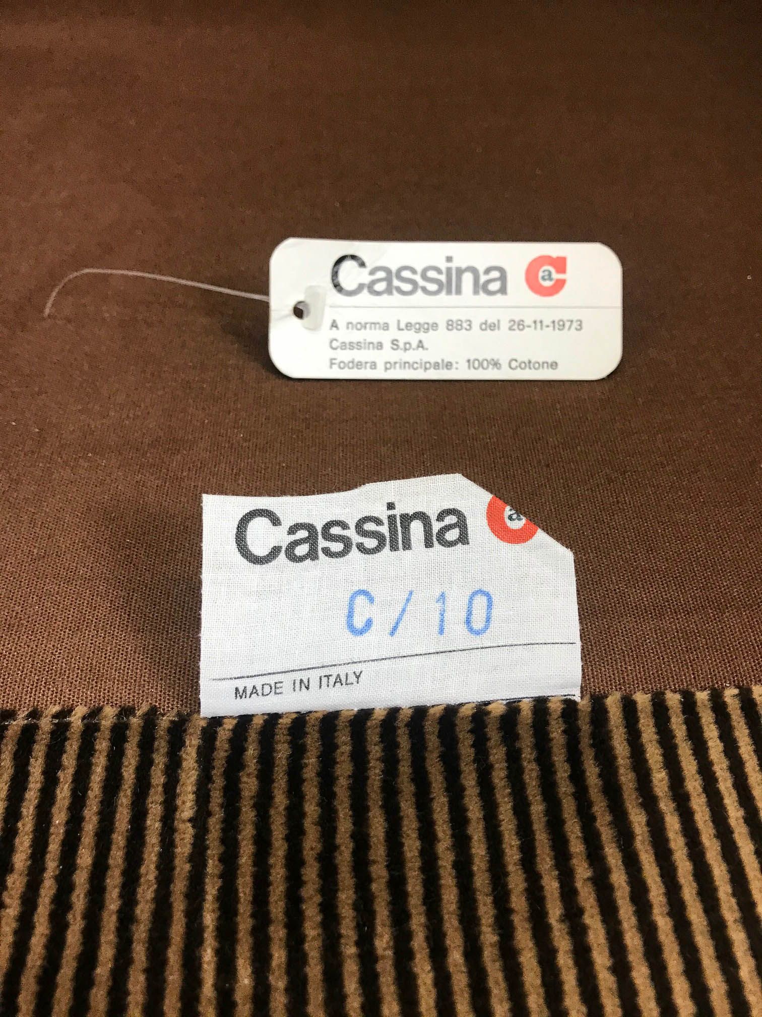 Pair of Maralunga Lounge Chairs by Vico Magistretti for Cassina, Italy