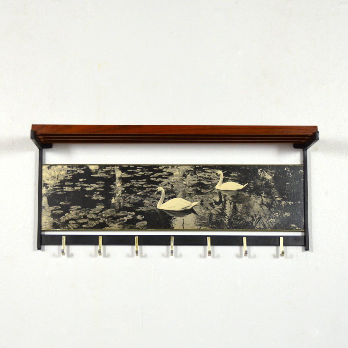 Entrance cloakroom / Coat rack Vintage swan decoration