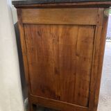old empire chest of drawers with half column on marble