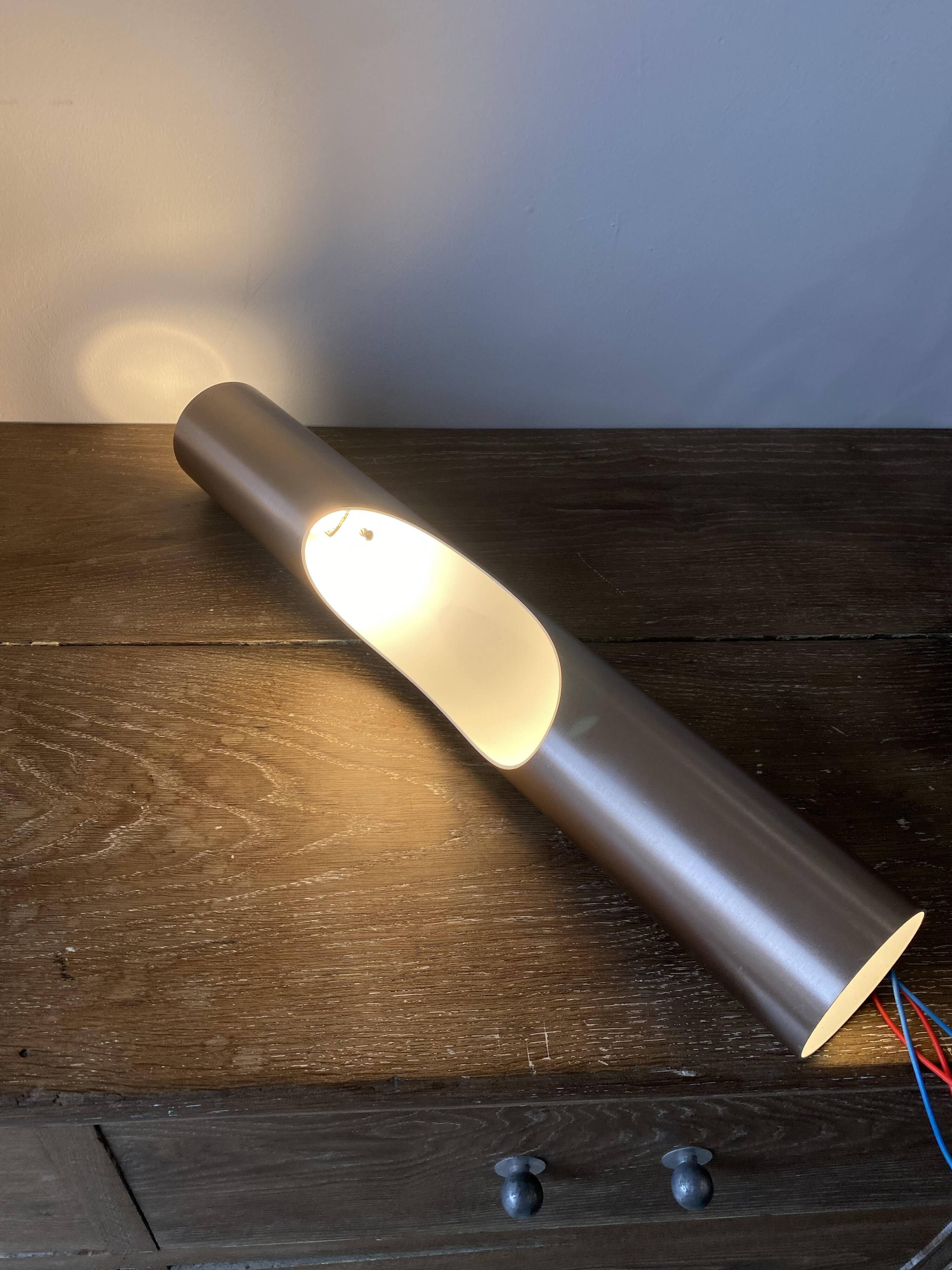 N1 Sconce Fuga XL copper / rosé wall lamp Raak Komulainen 1970 vintage