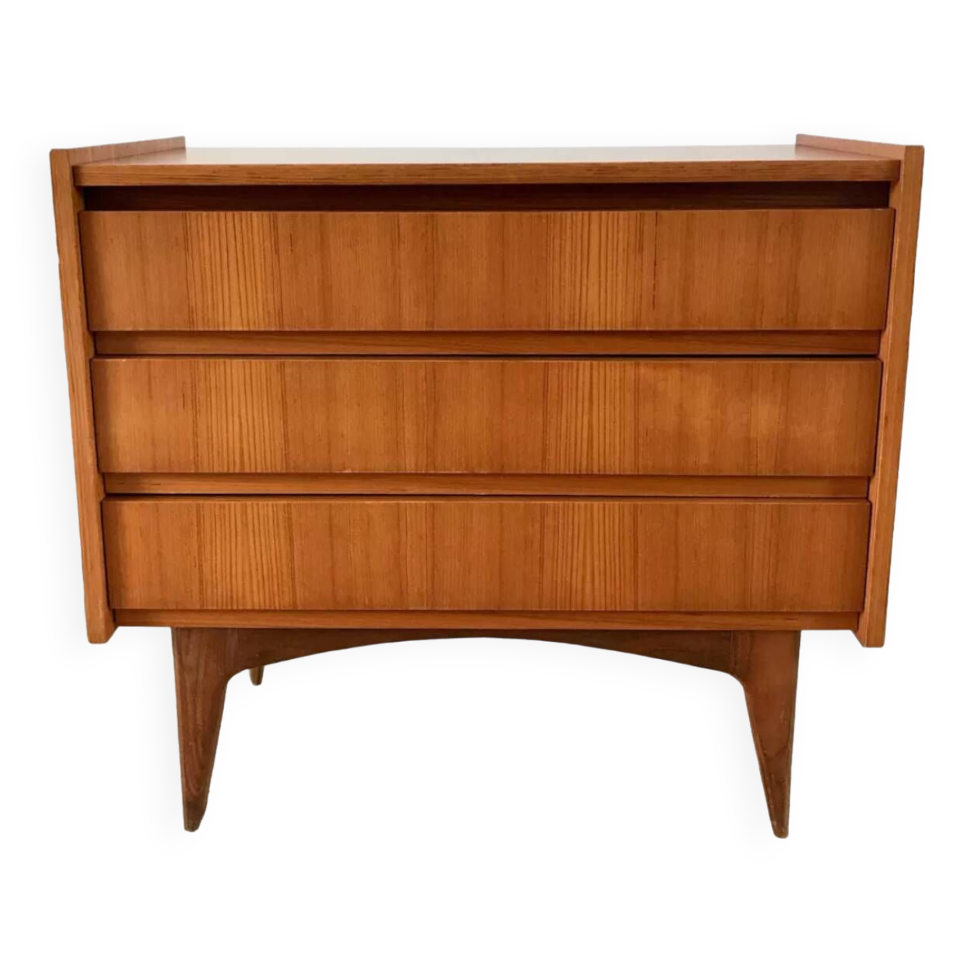 Scandinavian teak dressing table chest of drawers, Danish design, 1960s