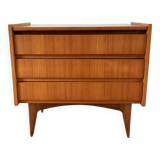 Scandinavian teak dressing table chest of drawers, Danish design, 1960s