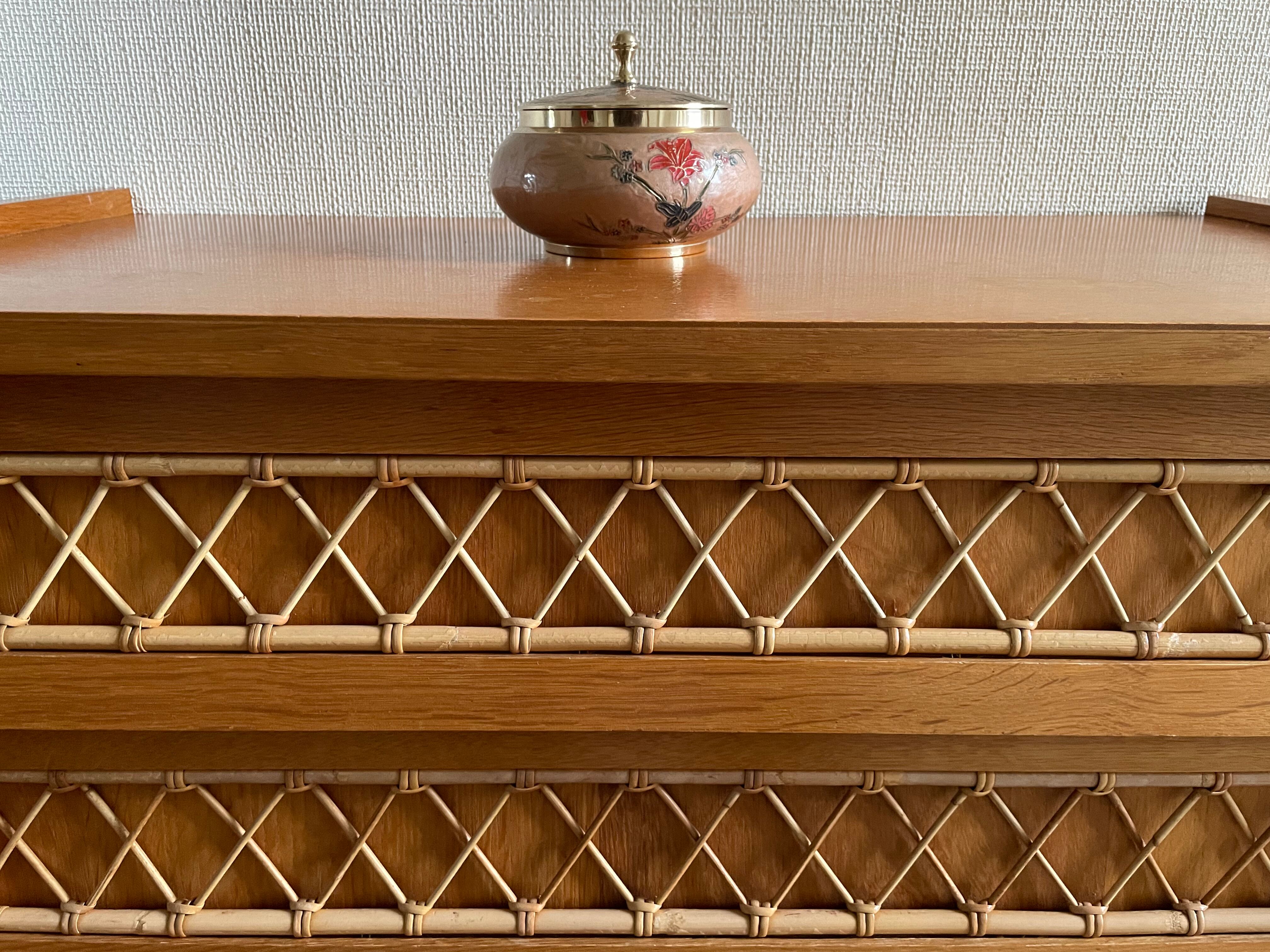 Cloisonné enamel candy box 70s