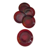 Arcoroc Sierra Ruby dessert plates