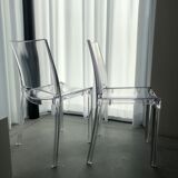 2 transparent chairs design 'Side' by Grandsoleil