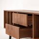 Vinyl Record Storage Cabinet Walnut "Nolana"