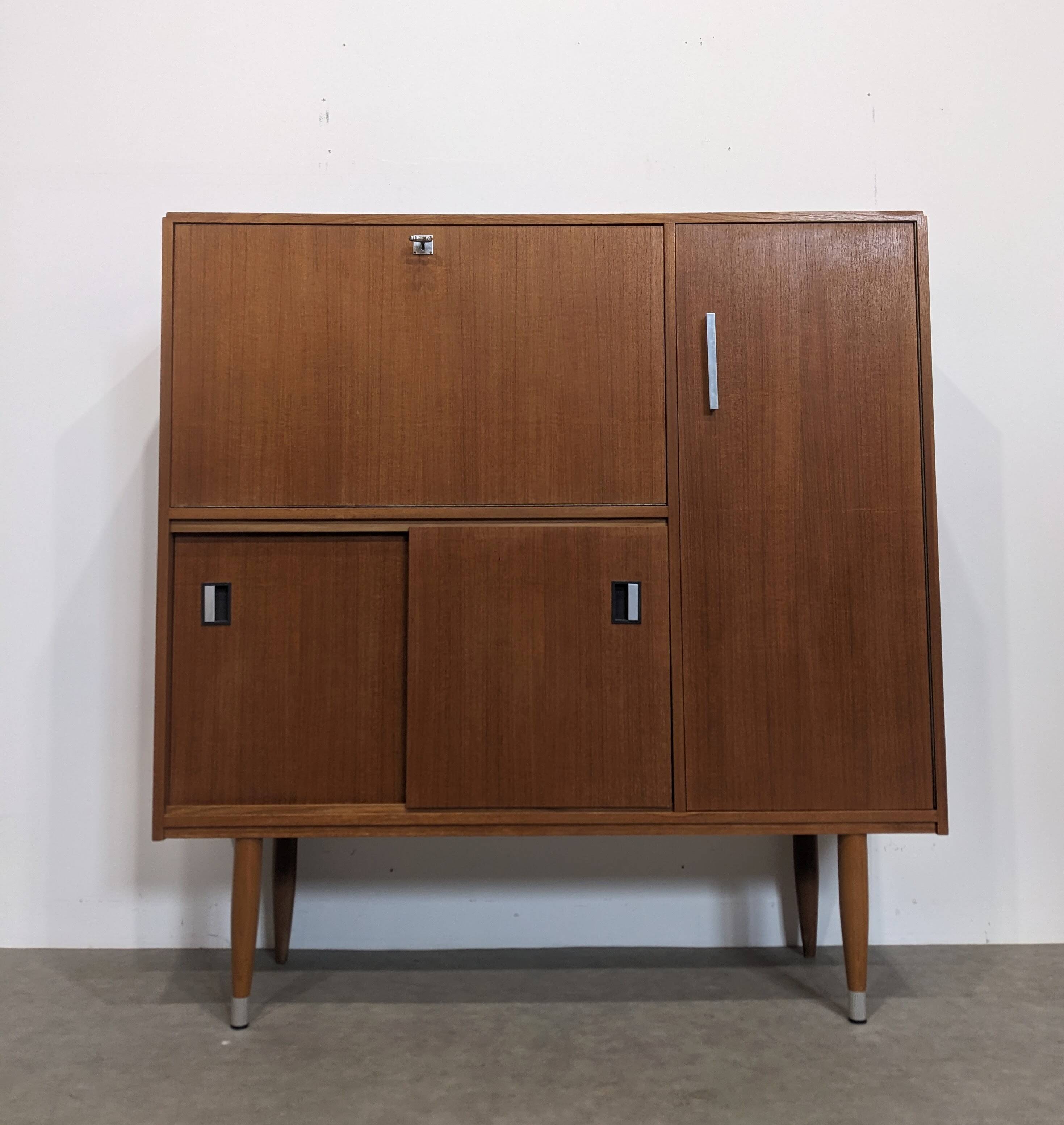Vintage highboard: secretary, bar