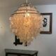 Grand lustre en nacre style Verner Panton années 60