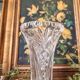 Cut crystal vase