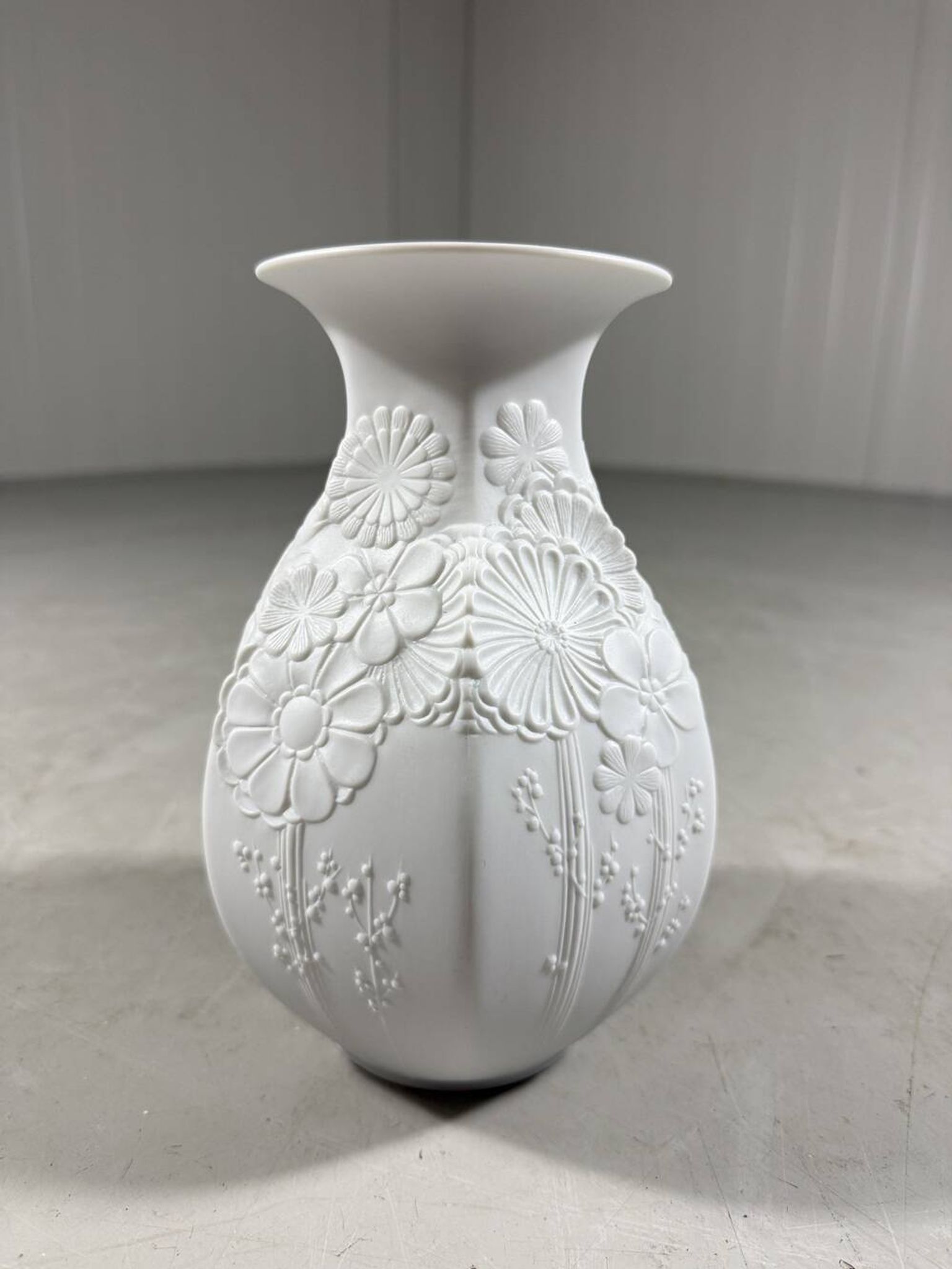 AK Kaiser white bisque porcelain vase 1960’s