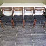 Set of 4 Scandinavian chairs, 1970s