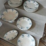 Longwy iron earth dinnerware set
