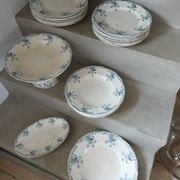 Longwy iron earth dinnerware set
