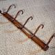 Baumann 5-hook bistro wall coat rack from the 30s