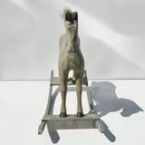 Antique Victorian Swedish Toy Horse /Hand Crafted/ Wooden /Folk Art /Decorative