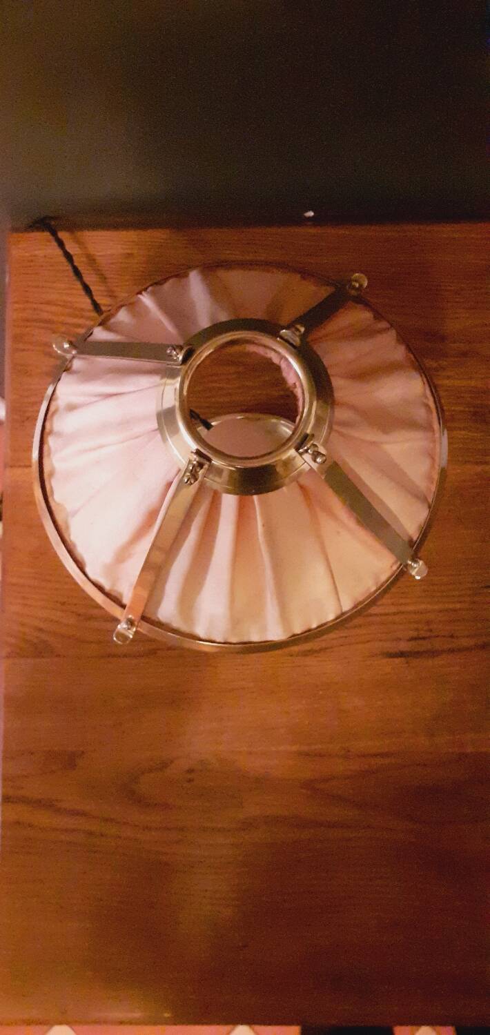 Lamp, Art Nouveau pocket, bronze noodle