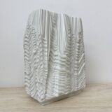 Rare Large Porcelain Rare White ‘Kaskade’ Vase – Martin Freyer for Rosentha