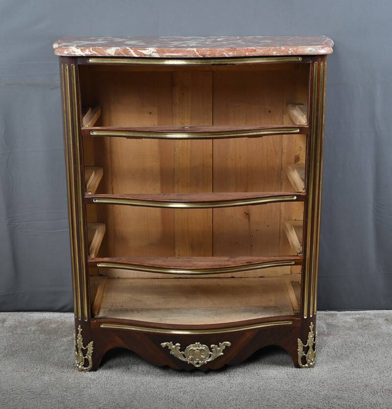 Commode en Marqueterie de Palissandre, style Régence, époque Napoléon III –
