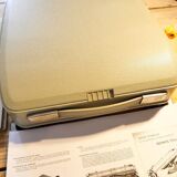 Blue green baby hermes typewriter