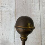 Brass wall coat rack