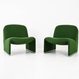 Pair of Alky Armchairs by Giancarlo Piretti for Anonima Castelli, 1970s