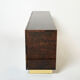 Aldo Tura sideboard in brown parchment and brass 1960