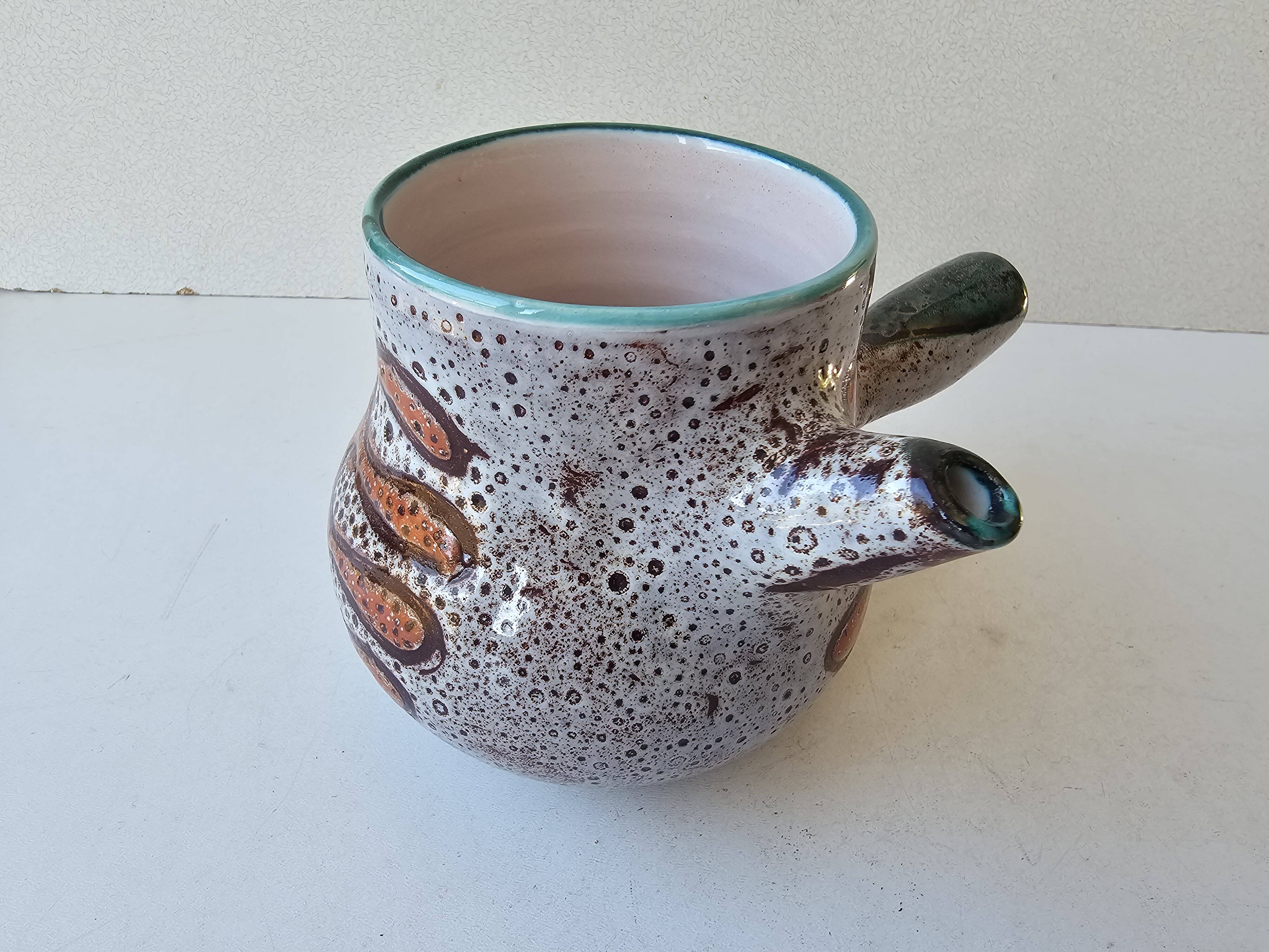 Jug Pouring Milk Jug Spirit At Chardons - Vallauris 1960s