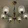 Light fixture from the 40s/50s with 6 arms.