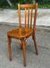 Bentwood bistro chair in Thonet style from the 19th century.