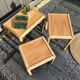 3 tables basses gigognes vintage