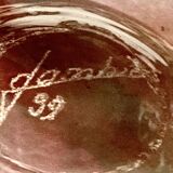 lamp or vase - glass paste - signed Gambier - dated or No. 99 - size XXL