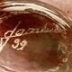 lamp or vase - glass paste - signed Gambier - dated or No. 99 - size XXL
