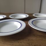 Lot of 5 hollow plates