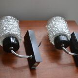 Pair of wall lamps Raak zonnewende rain of light