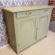 Low wood sideboard 2 doors