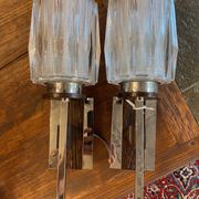 Pair of Mid-century Scandinavian Brutalist wall lights (1960s-70s)