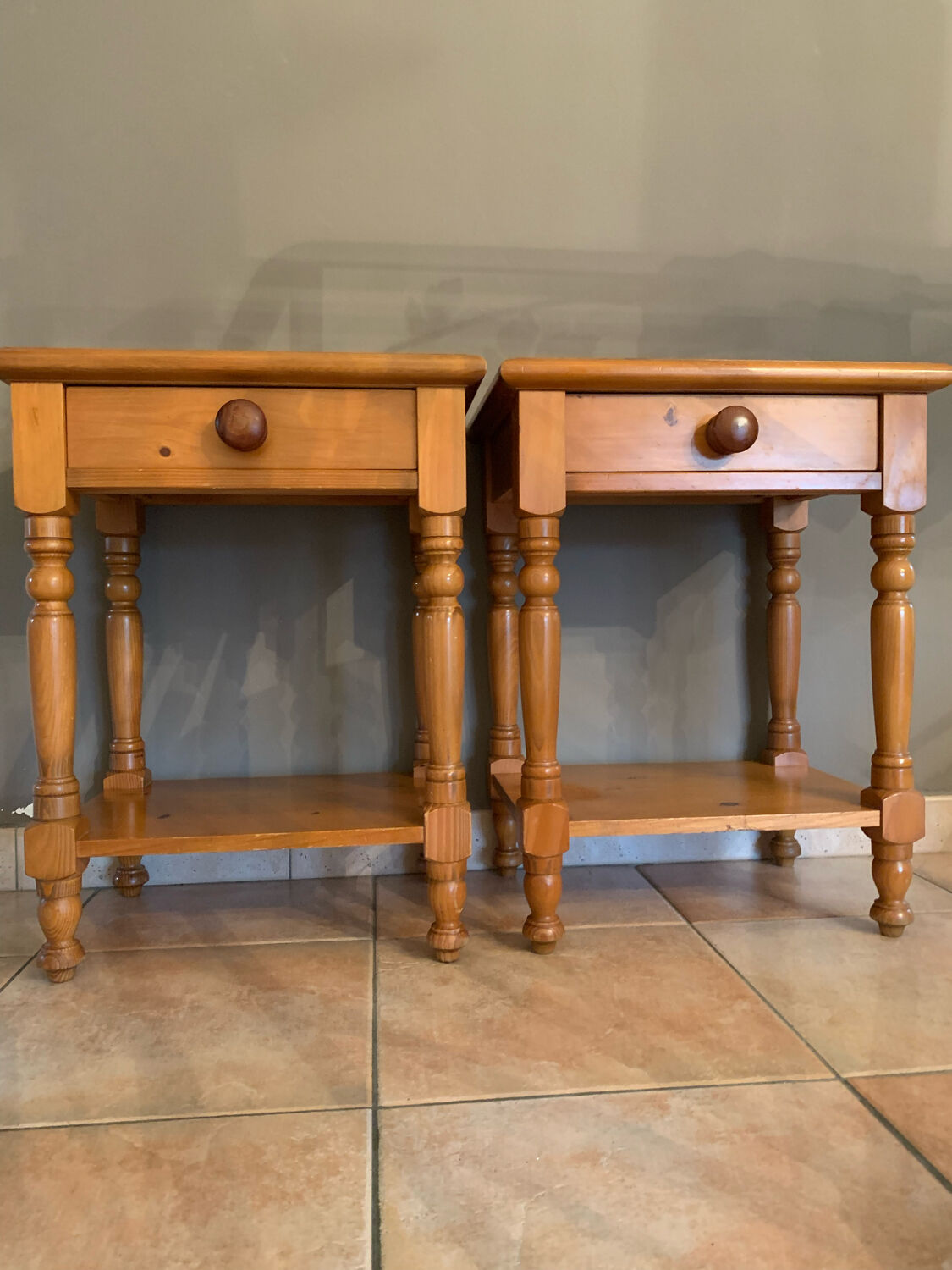 Set of 2 bedside tables brand Grange
