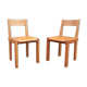 Paire de chaises S24 par Pierre Chapo 1960