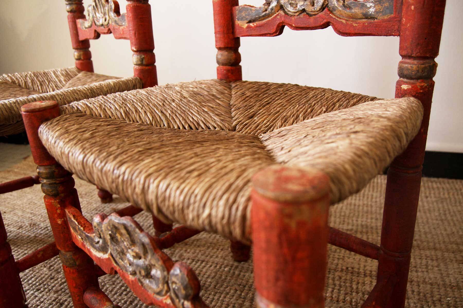 Pair of Majorcan chairs