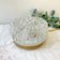 Vintage bubble glass table lamp