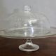 Vintage cake stand with dome
