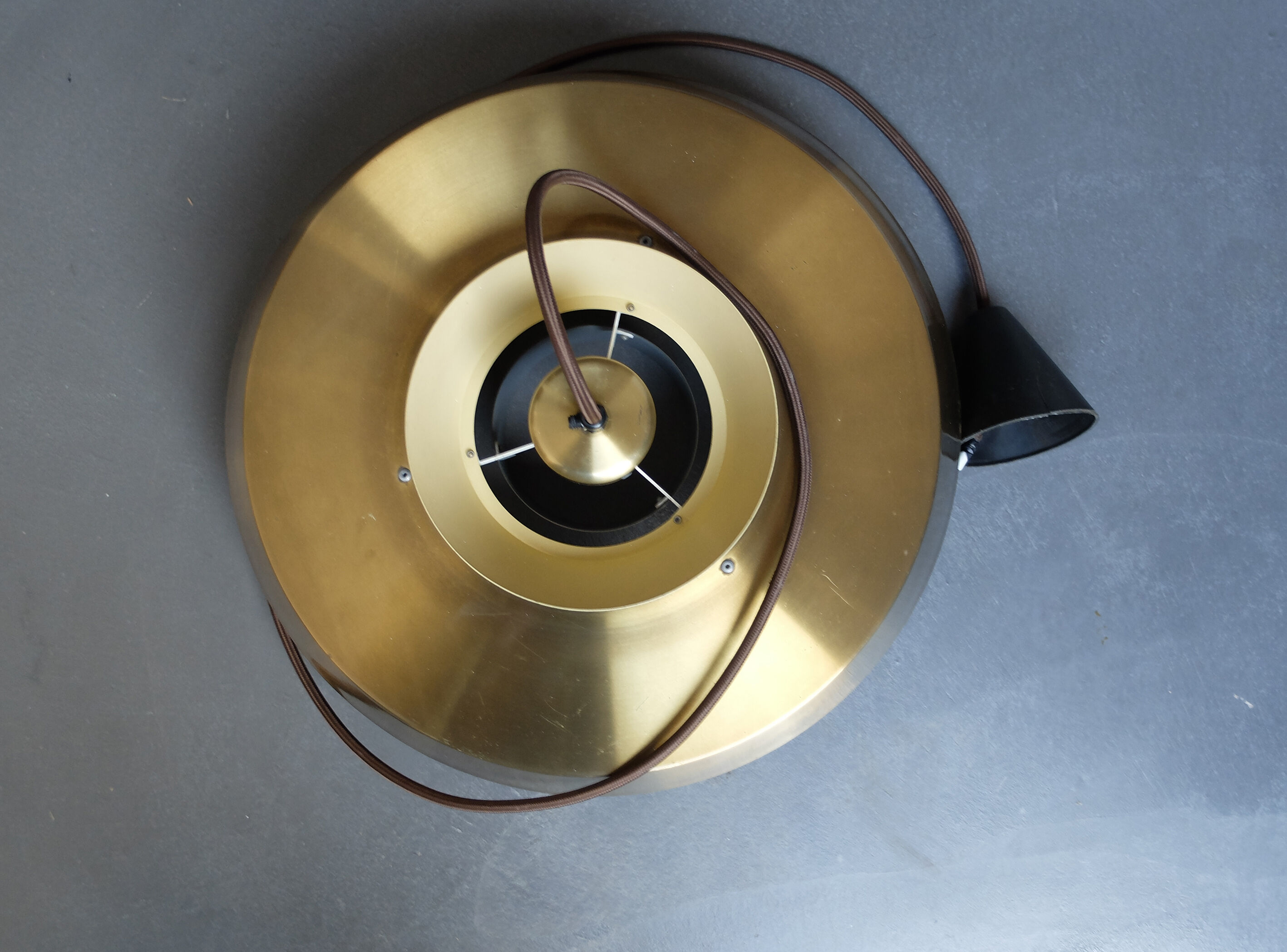 Hanging lamp Nova Brass Jo Hammerborg for Fog & Morup