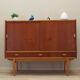 Teak highboard, Danish design, 1960s, production: Denmark