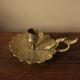 Cellar rat candle holder worked brass dragon