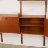 Modular wall bookcase, Minvielle edition by ARP – 1960