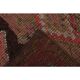 1970s Vintage Turkish Oushak Handmade Wool Cotton Pink Runner Rug 94x311