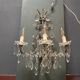 Vintage Crystal Wall Sconces, Italy, 1960s - Set of 2