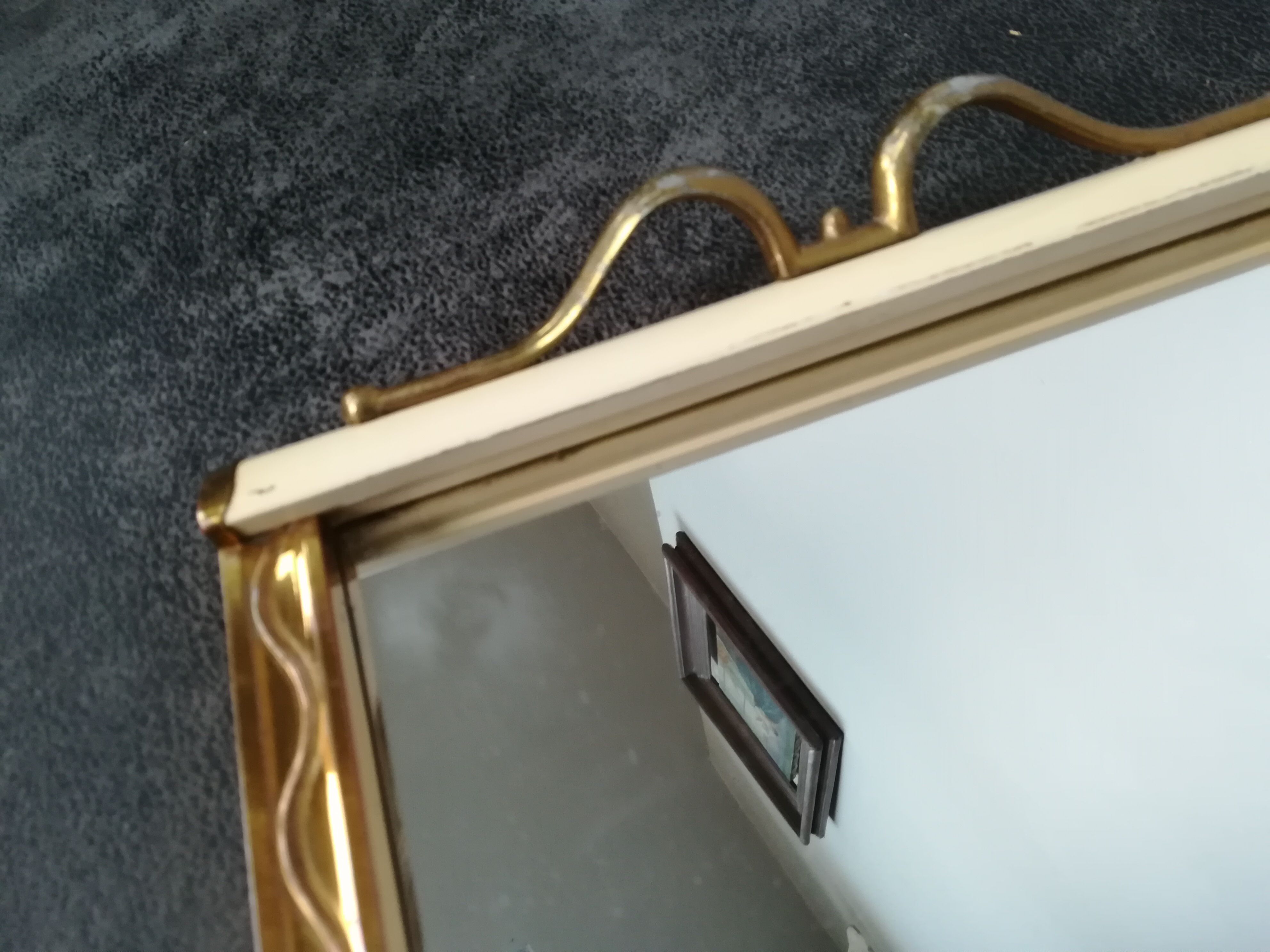 Plateau miroir art déco